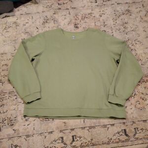 SB active Unisex Every Wear Fleece Crewneck Sweatshirt - lime green